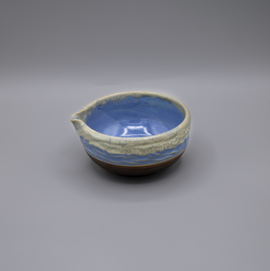 Katakuchi Chawan Chiheisen con Vertedero / Pieza única, hecha a mano