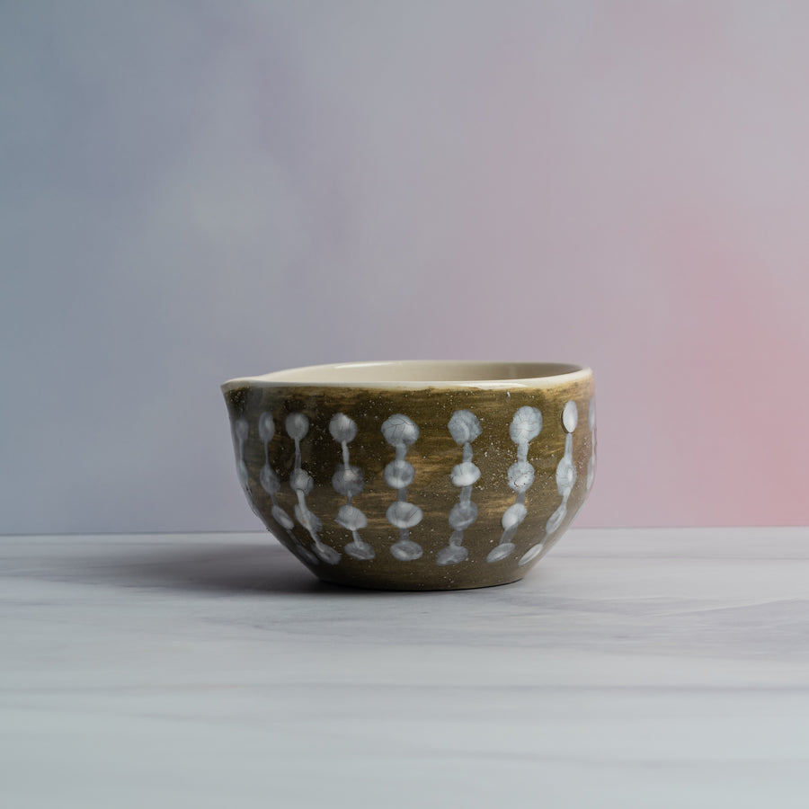 Chawan Kinoko Con Vertedero / Pieza única, hecha a mano