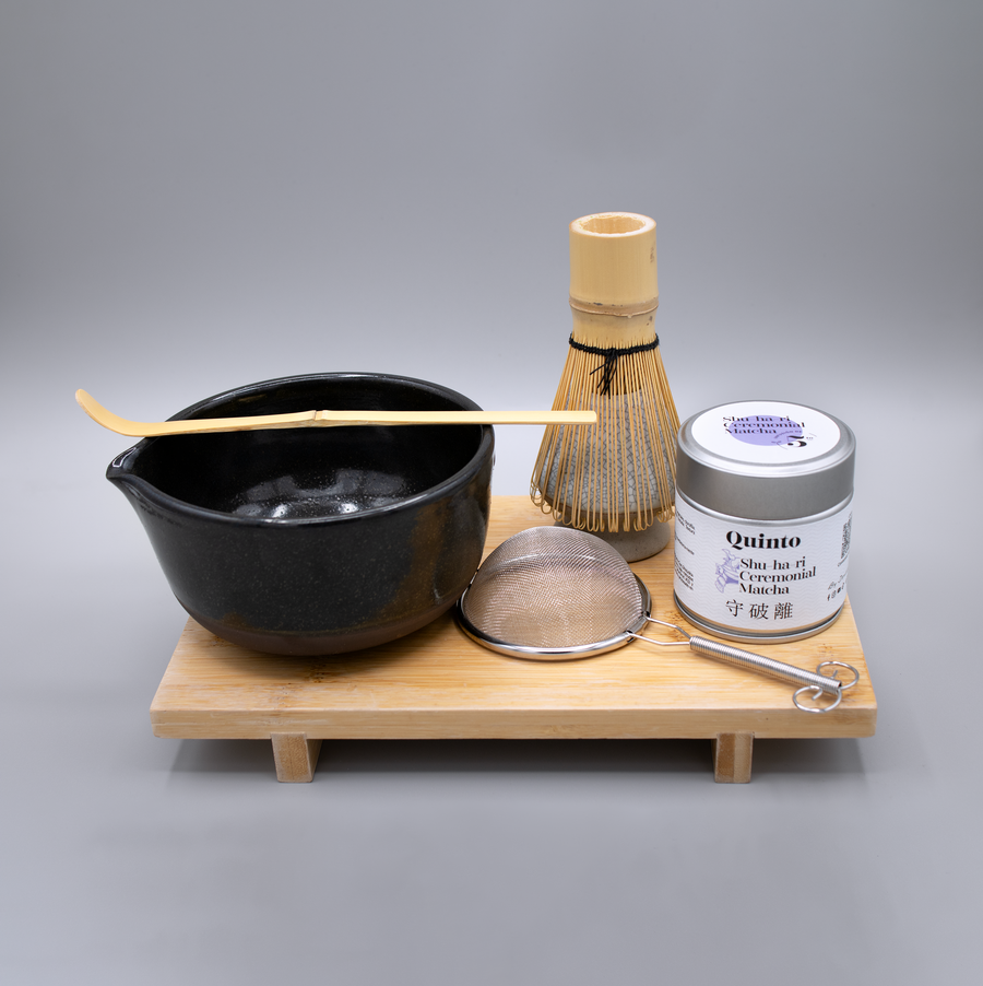 Matcha Ritual / Katakuchi Chawan Obsidiana